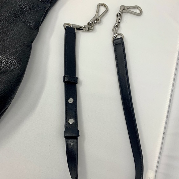 Michael Kors Black Leather Bag with Silver Hardware - Picture 4 of 9